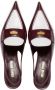 Miu two-tone 45mm leather pumps Red - Thumbnail 4