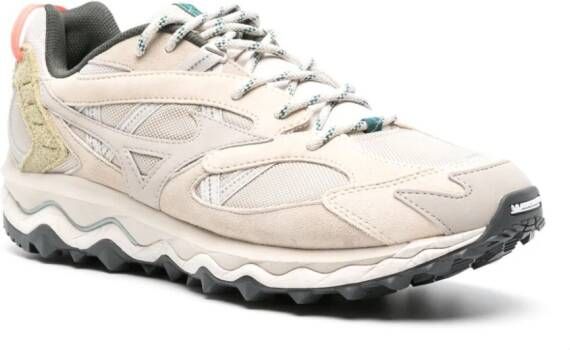 Mizuno Wave lace-up sneakers Neutrals