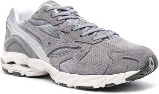 Mizuno Wave Rider 10 panelled sneakers Grey