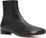 MM6 Maison Margiela 30mm leather ankle boots Black - Thumbnail 2
