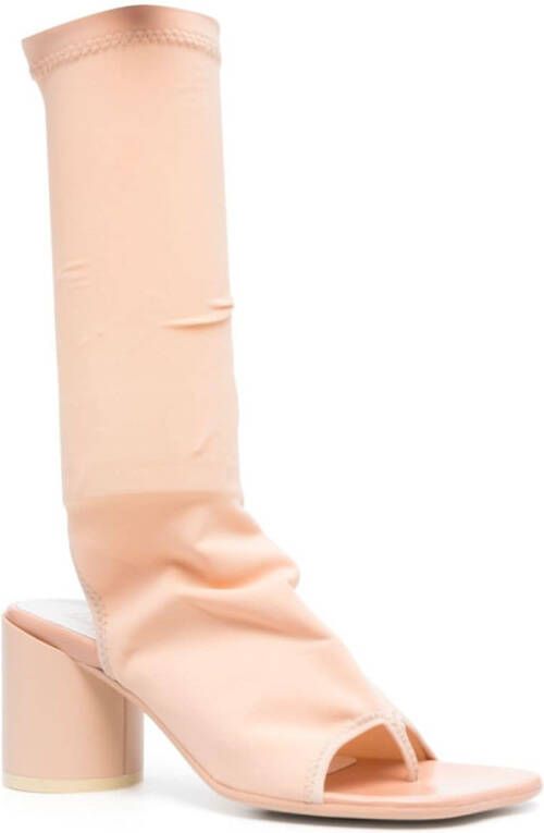 MM6 Maison Margiela slip-on sock-style boots Pink