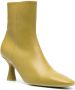 MM6 Maison Margiela 90mm leather ankle boots Green - Thumbnail 2
