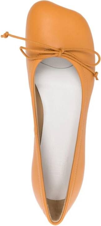 MM6 Maison Margiela Anatomic 25mm ballerina shoes Brown