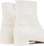MM6 Maison Margiela Anatomic 30mm leather ankle boots White - Thumbnail 4