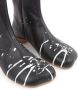 MM6 Maison Margiela Anatomic 30mm paint splatter-detail boots Black - Thumbnail 5