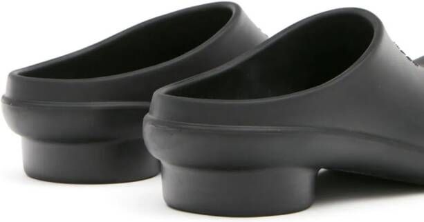 MM6 Maison Margiela Anatomic numbers-motif slippers Black