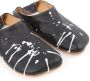 MM6 Maison Margiela Anatomic paint splatter-effect slippers Black - Thumbnail 4