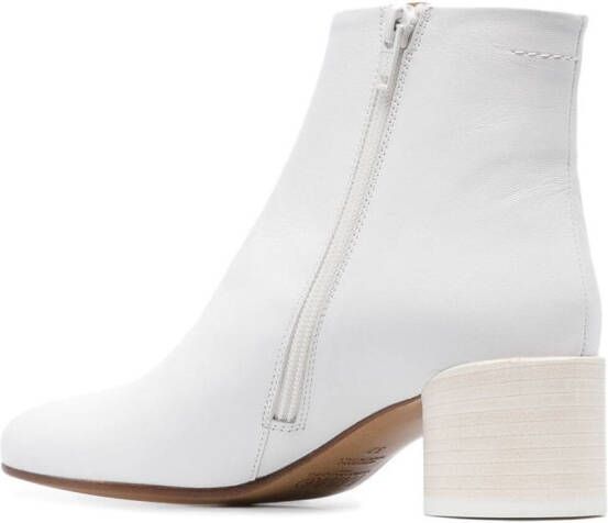 MM6 Maison Margiela Anatomic 45mm ankle boots White