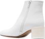 MM6 Maison Margiela Anatomic 45mm ankle boots White - Thumbnail 3