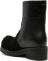 MM6 Maison Margiela Biker suede and leather ankle boots Black - Thumbnail 3
