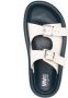 MM6 Maison Margiela padded leather sandals Blue - Thumbnail 4