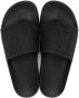 MM6 Maison Margiela embossed logo slides Black - Thumbnail 4