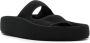 MM6 Maison Margiela double-strap platform sandals Black - Thumbnail 2
