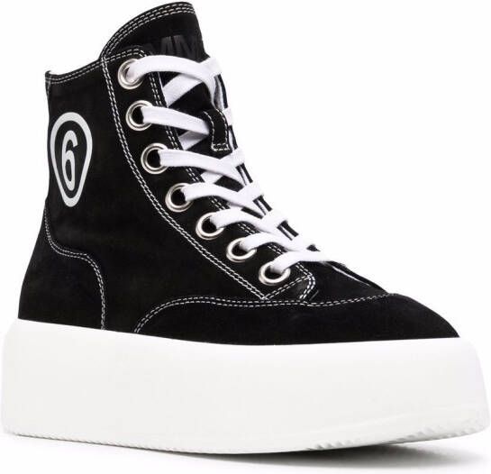 MM6 Maison Margiela 6 high-top sneakers Black