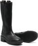 MM6 Maison Margiela Kids chunky-sole knee-length boots Black - Thumbnail 2