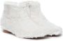 MM6 Maison Margiela Kids faux-fur zip-fastening ankle boots White - Thumbnail 2