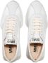 MM6 Maison Margiela Kids leather lace-up sneakers White - Thumbnail 3