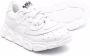 MM6 Maison Margiela Kids leather low-top trainers White - Thumbnail 2