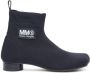 MM6 Maison Margiela Kids logo-patch ankle boots Black - Thumbnail 2
