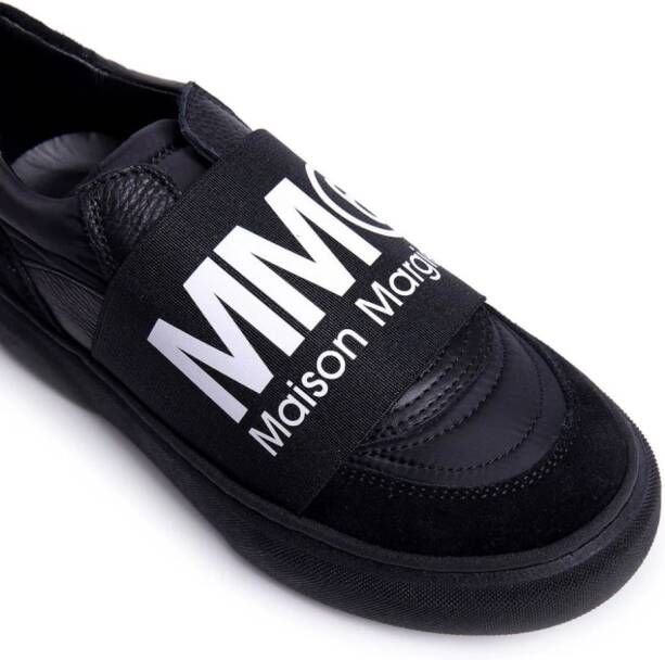 MM6 Maison Margiela Kids logo-print sneakers Black