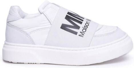 MM6 Maison Margiela Kids logo-print sneakers White