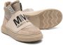 MM6 Maison Margiela Kids logo-strap ankle boots Neutrals - Thumbnail 2