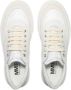 MM6 Maison Margiela Kids low-top leather sneakers White - Thumbnail 3