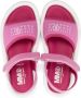 MM6 Maison Margiela Kids numbers-print touch-strap sandals Pink - Thumbnail 3