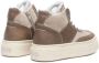 MM6 Maison Margiela Kids panelled high-top sneakers Brown - Thumbnail 3