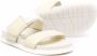 MM6 Maison Margiela Kids round-toe flat sandals Yellow - Thumbnail 2