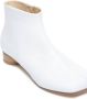 MM6 Maison Margiela Kids square-toe ankle boots White - Thumbnail 4