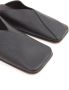 MM6 Maison Margiela Japanese leather slides Black - Thumbnail 4