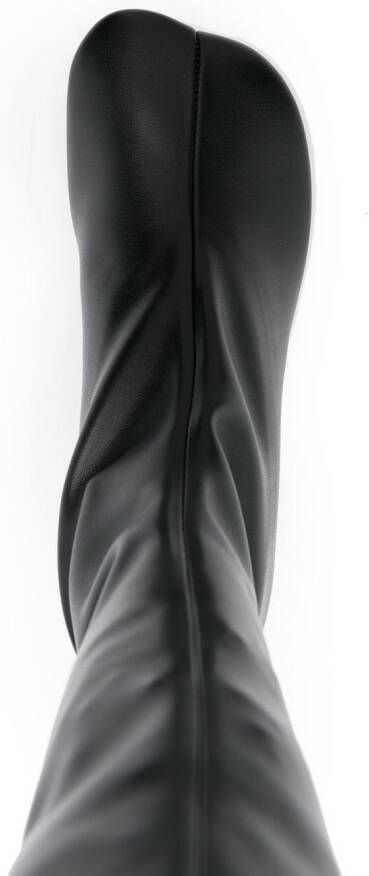 MM6 Maison Margiela Anatomic 70mm thigh-high boots Black