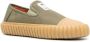 MM6 Maison Margiela logo-patch flat sneakers Green - Thumbnail 2