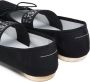 MM6 Maison Margiela logo-strap ballerina shoes Black - Thumbnail 5