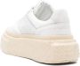 MM6 Maison Margiela numbers-motif leather sneakers White - Thumbnail 3
