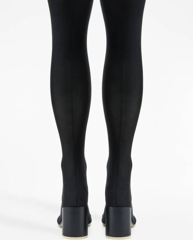 MM6 Maison Margiela thigh-high sock boots Black