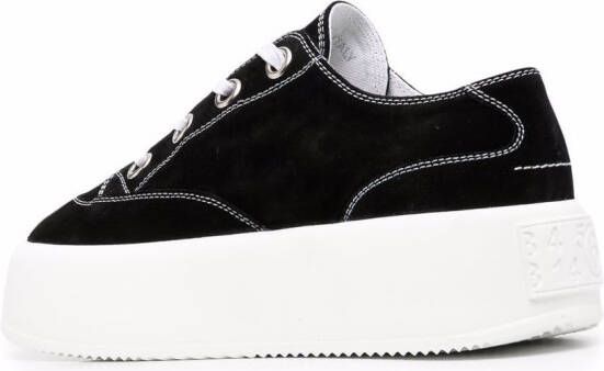 MM6 Maison Margiela 6 platform sneakers Black