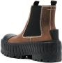 MM6 Maison Margiela panelled chunky ankle boots Brown - Thumbnail 3