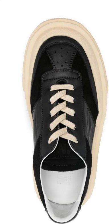 MM6 Maison Margiela chunky flatform sneakers Black