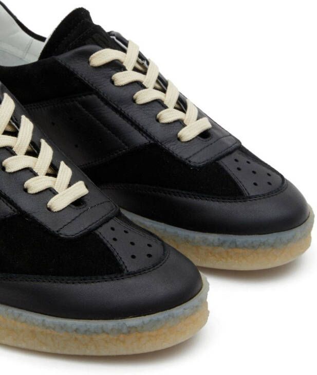MM6 Maison Margiela panelled low-top sneakers Black
