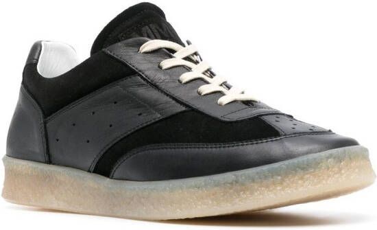 MM6 Maison Margiela panelled low-top sneakers Black