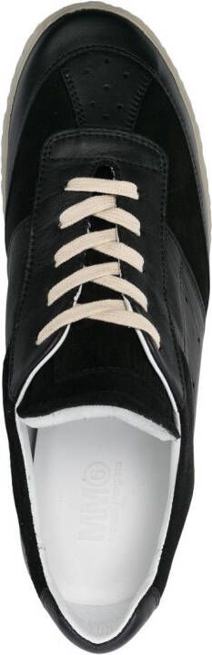 MM6 Maison Margiela panelled low-top sneakers Black