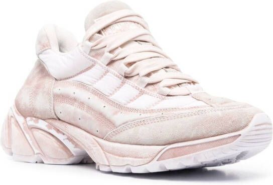 MM6 Maison Margiela panelled low-top sneakers Pink