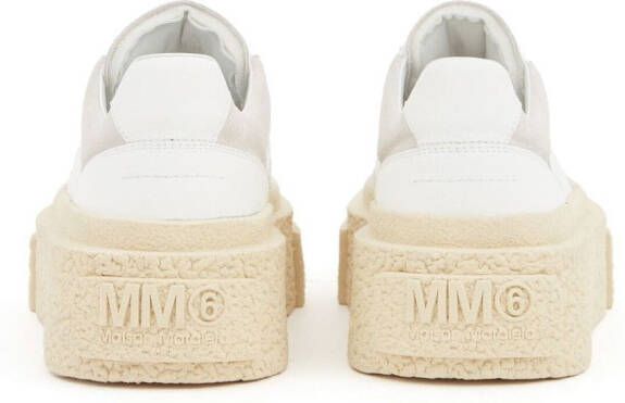 MM6 Maison Margiela chunky flatform sneakers White