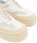 MM6 Maison Margiela chunky flatform sneakers White - Thumbnail 4