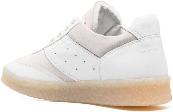 MM6 Maison Margiela panelled low-top sneakers White