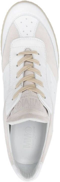 MM6 Maison Margiela panelled low-top sneakers White