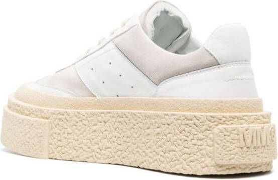 MM6 Maison Margiela chunky flatform sneakers White