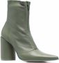 MM6 Maison Margiela pointed ankle boots Green - Thumbnail 2